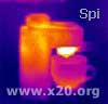 Color thermal image from the Agema 470