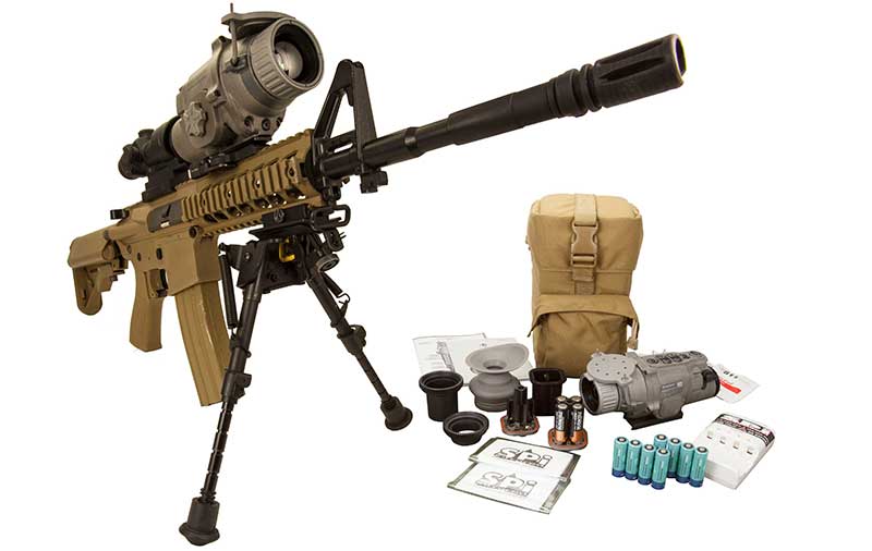 LWTS Military Thermal Scope kit with rifle and stand