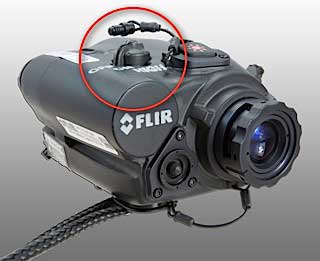 The on/off laser of the M-18 HD IR scope