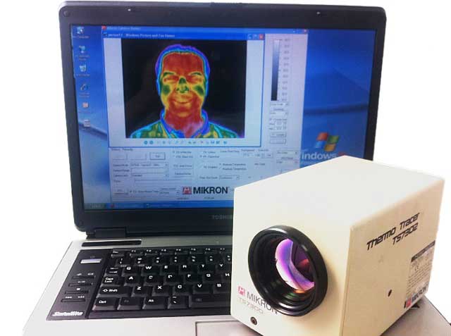 The Mikron infrared camera software interface