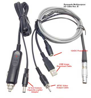 Renegade 320 thermal rifle scope cable set