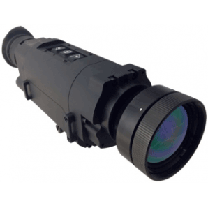 A view of the Renegade 320 thermal rifle scope lens