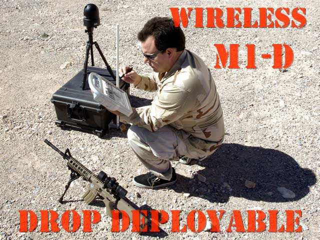 Setting up wireless M1-D FLIR system in a combat zone