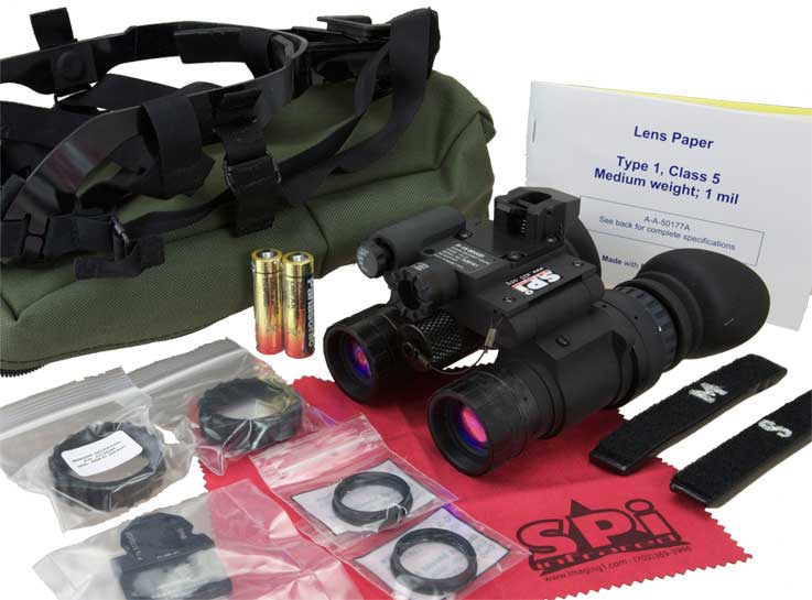 The complete P15 night vision kit