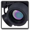 Zoomed image of T7 night vision goggles' lens