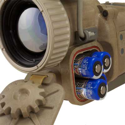 An image of the X27 thermal scope's batteries