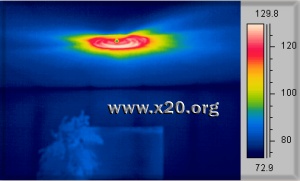 Infrared thermography detects water leaks & moisture