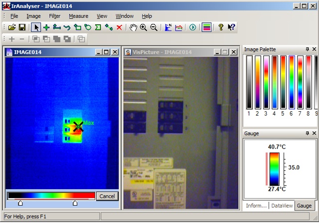 Electrical panel audit with RAZ IR pro infrared thermography camera