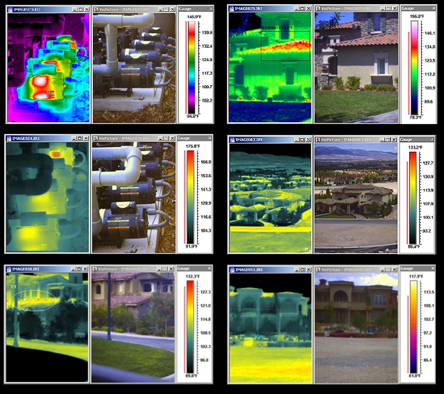 RAZ IR Pro infrared camera sample thermal images