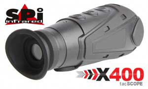 The new x400 TacScope handheld thermal imaging camera