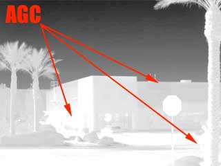 Auto Gain Control of Long Range Thermal Surveillance Scope