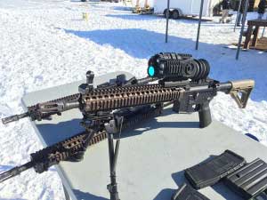 The SPI CORP multi sensor smart scope at firing range