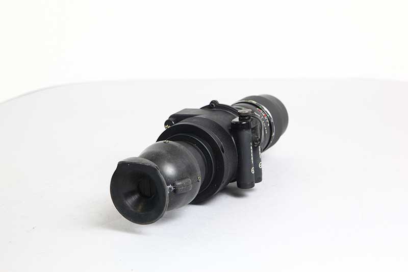 PV-400 used night vision scope with camera lens, with removable rubber eyecup