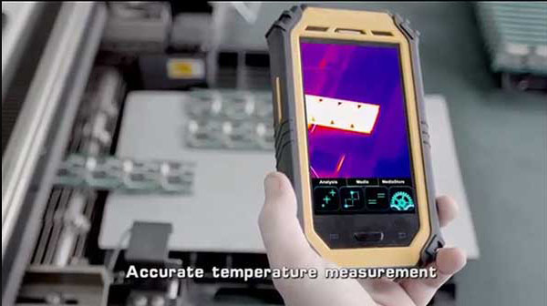 Therma-Pad Tablet FLIR android mobile thermal camera provides accurate temperature measurement