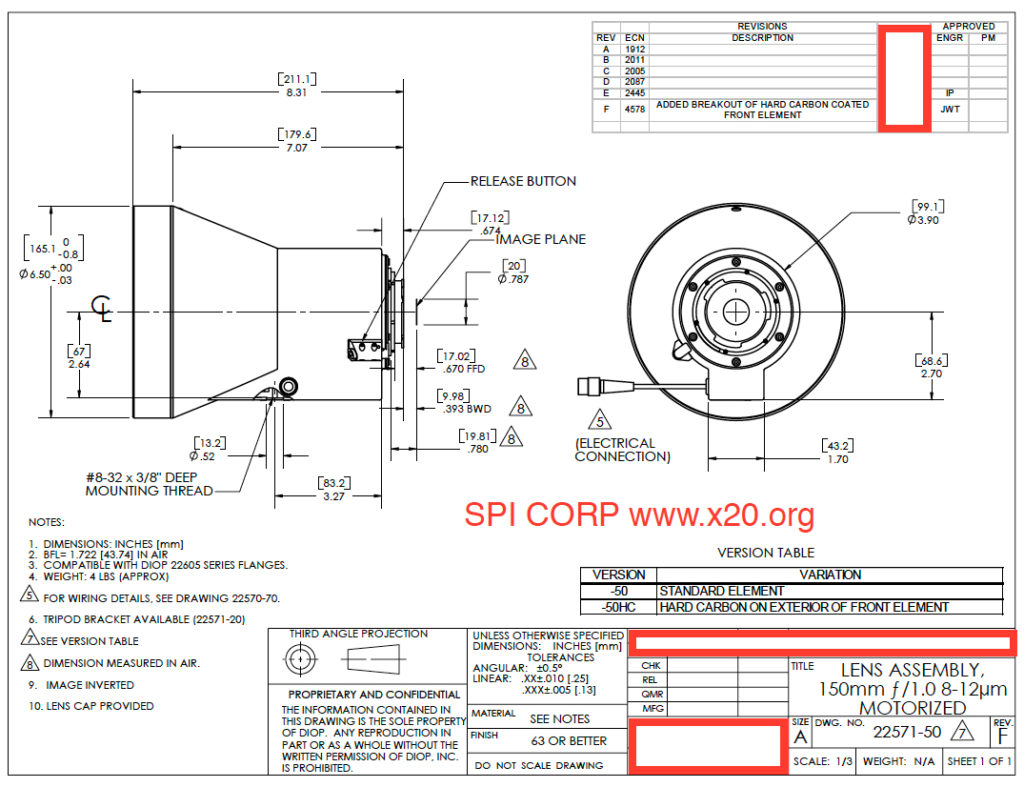 thermal imaging flir mwir and lwir cooled and uncooled lenses