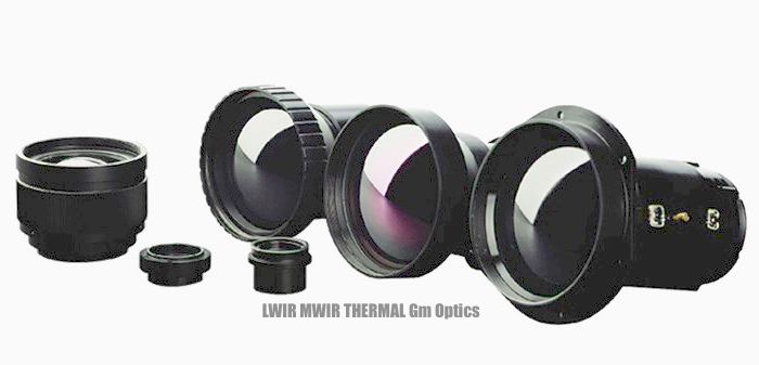 cooled and uncooled zoom telephoto long range FLIR thermal imaging optics and lenses