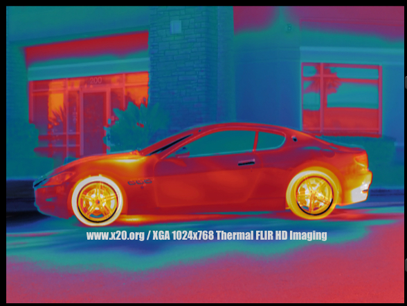 XGA 1024 x 768 resolution Thermal imaging FLIR HD image