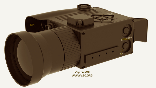 hand held Veyron thermal imaging system