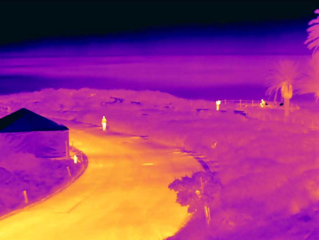 Marine Gyro stabilized thermal flir camera