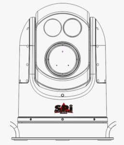 PTZ gyrostabilized Thermal Cameras with temperature