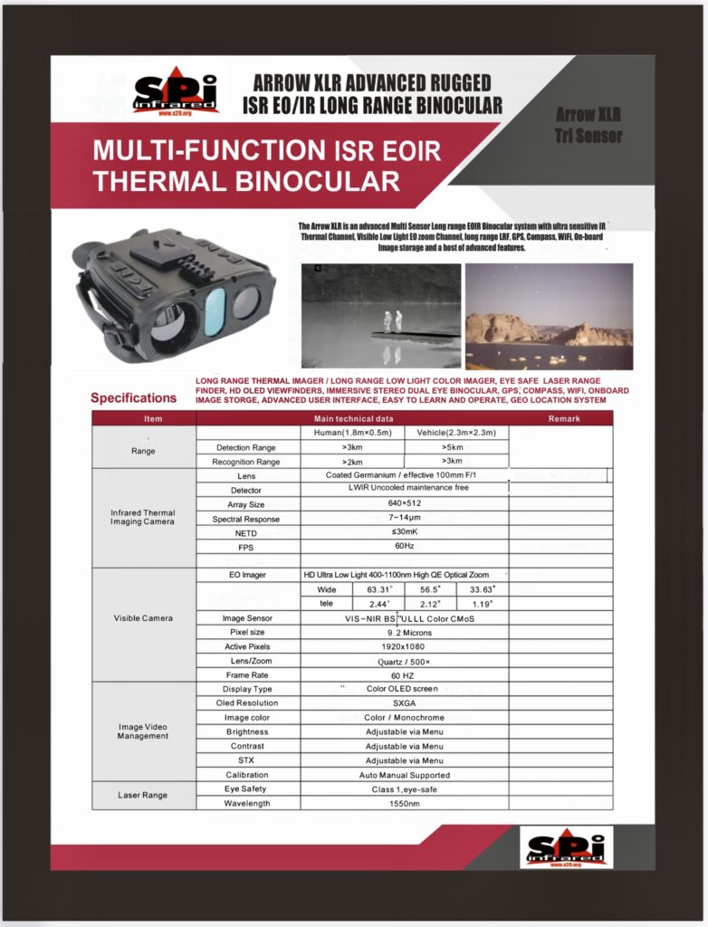 Arrow XLR long range thermal imaging FLIR binocular