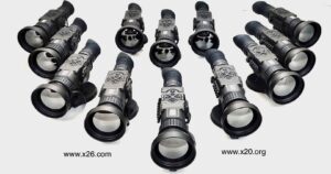 Long range thermal imaging rifle scopes