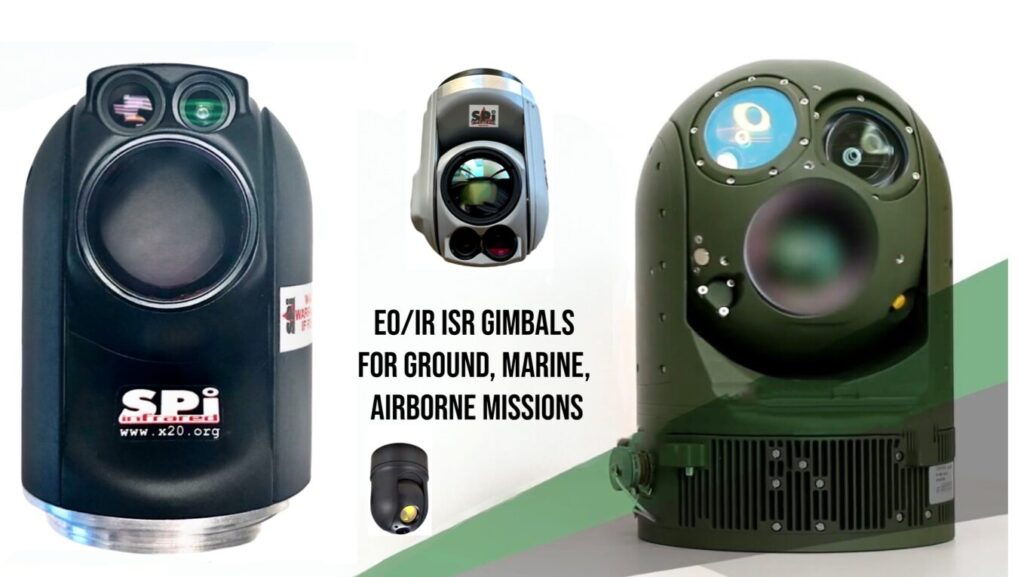 Maritime marine mobile ground Drone UAV UAS USV UGV CUAS EO/IR gimbals